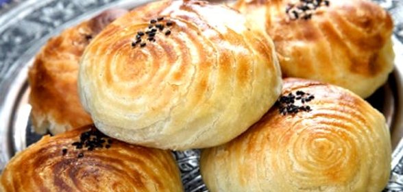 Слоеная самса с картошкой