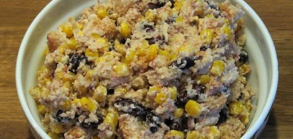 Салат из сухариков