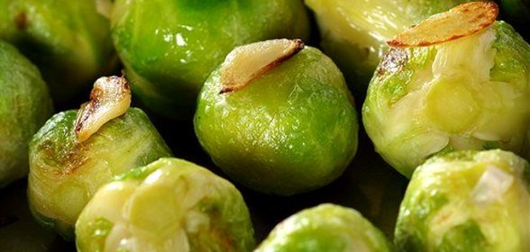 Жареная брюссельская капуста