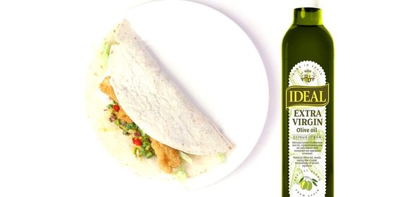 Хрустящие рыбные тако с сальсой из манго