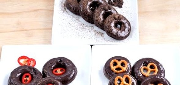 Шоколадные пончики