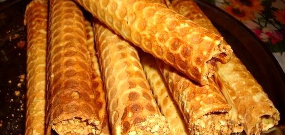 Вафельные трубочки