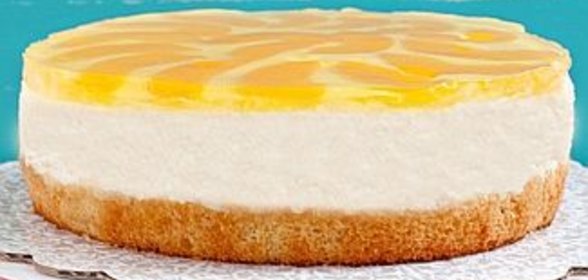Персиковый торт с маскарпоне