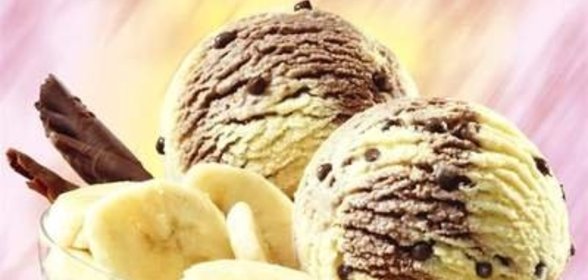Мороженое из банана и молока