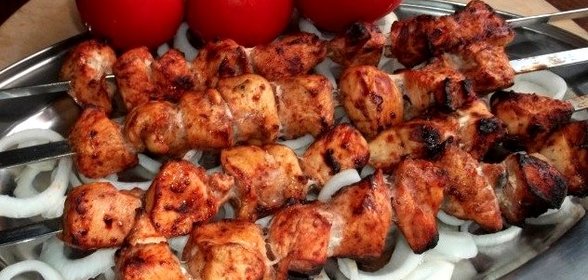 Шашлык из курицы по-грузински