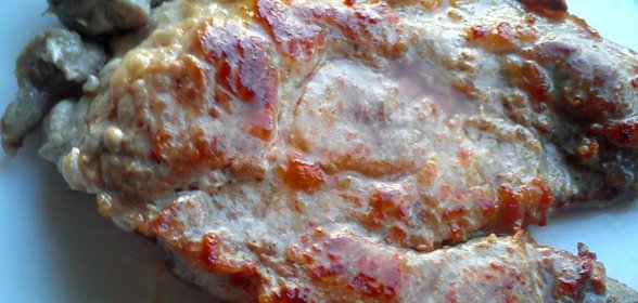 Стейк из свинной шеи