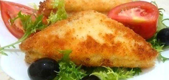 Гренки с ветчиной и сыром