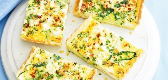 Слойки с цукини и фетой