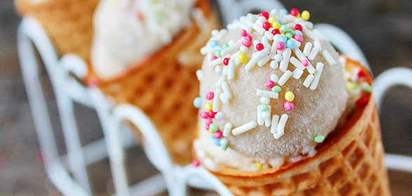 Домашнее ванильно-сливочное мороженое