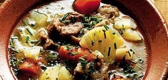 Овощное рагу из баранины по-ирландски