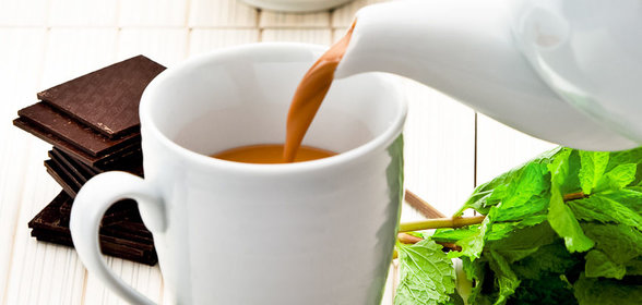 Мятный шоколадный чай