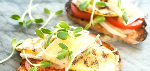 Бутерброды с кабачками