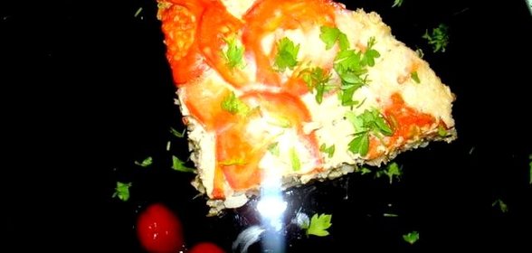 Запеканка рисовая с кабачками