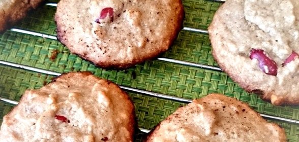 Кукис с арахисовой пастой и арахисом
