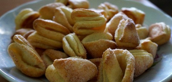 Творожное печенье Поцелуйчики