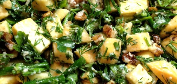 Салат из репы с хреном