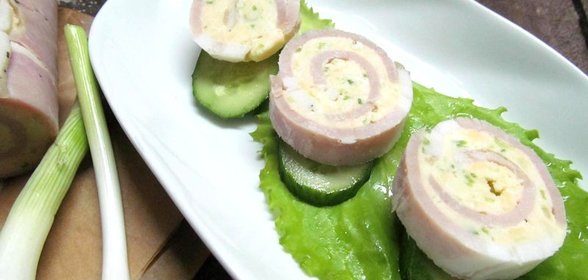 Рулет из ветчины