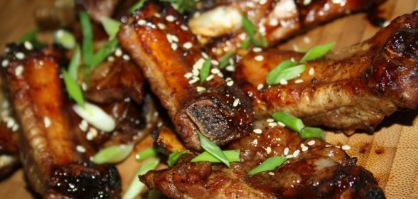 Свиные ребрышки в китайском стиле