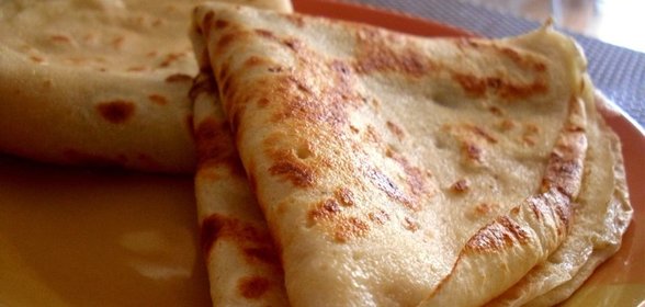 Блины с маслом