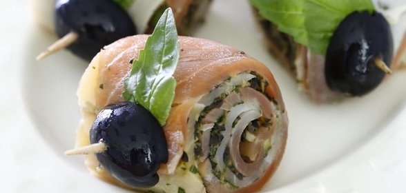 Закуска из двух видов рыбы