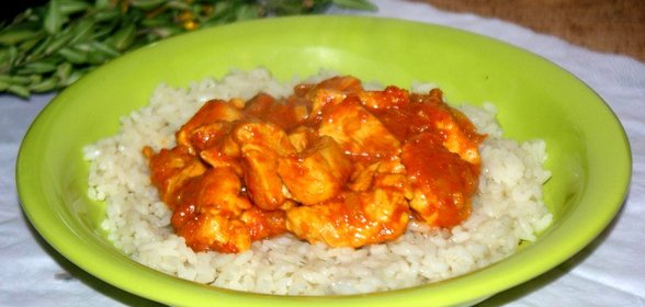 Курица в соусе карри