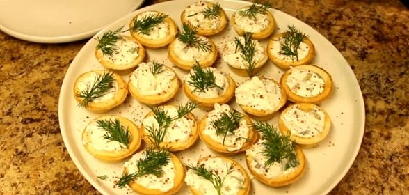 Тарталетки с творогом