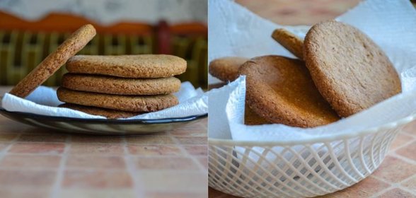 Овсяное печенье из цельнозерновой муки