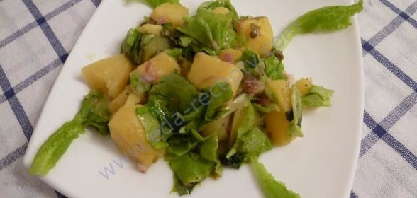 Картофельный салат простой и быстрый