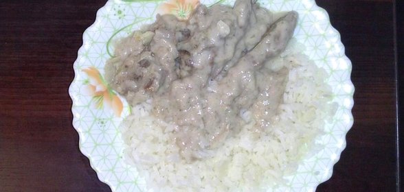 Говядина в чесночном соусе