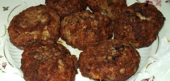 Котлеты из свинины и курицы