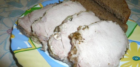 Свинина под бальзамическим уксусом