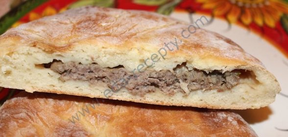 Традиционный осетинский пирог с мясом
