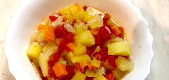 Овощное рагу в горшочке