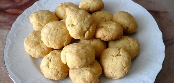 Постное кукурузное печенье