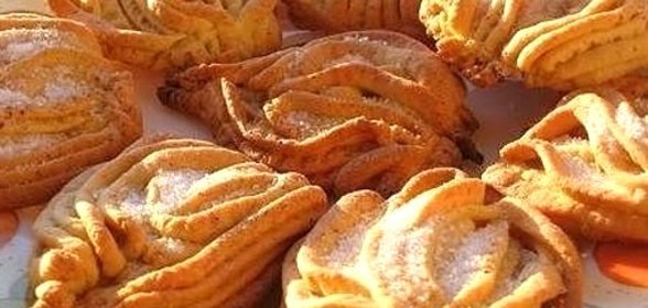 Печенье хризантема через мясорубку