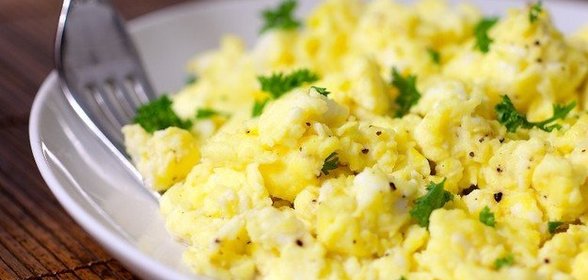 Омлет с зеленью