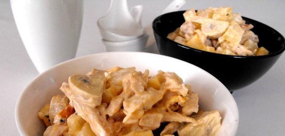 Салат королевский с грибами