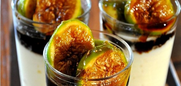 Жареный инжир с рикоттой