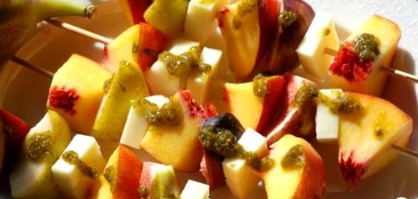 Персиковые шашлыки
