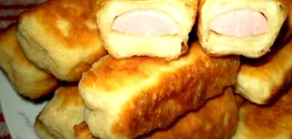 Сосиски в тесте на кефире