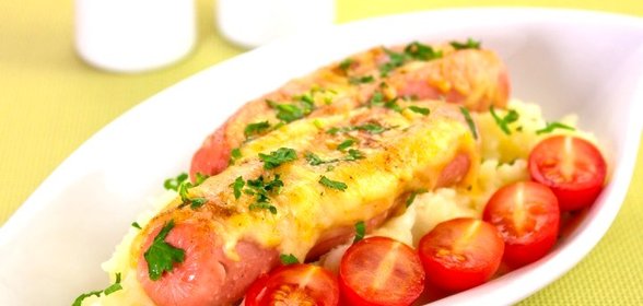 Сосиски с сыром