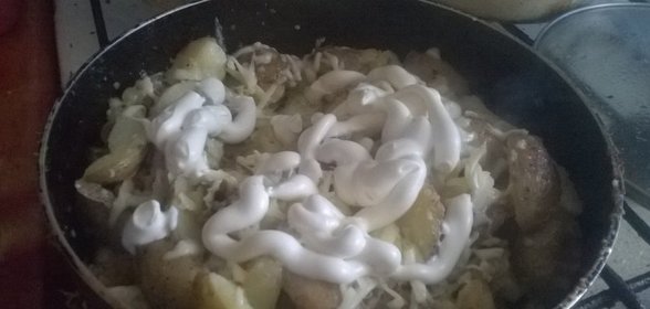 Картофель по деревенски с сыром
