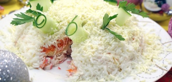 Новогодний салат «Нежность»