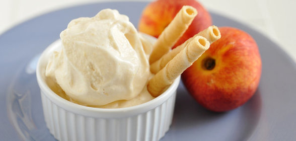 Персиковое мороженое