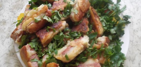 Сосиски в кляре на сковороде