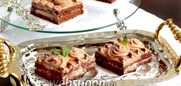 Кофейно-шоколадные пирожные без яиц