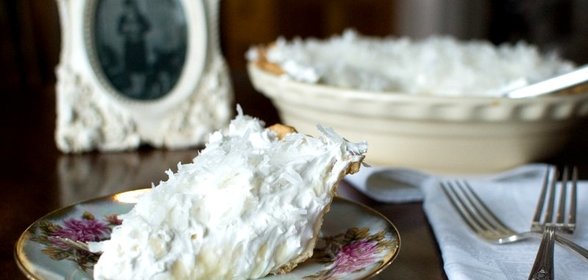 Кокосовый кремовый пирог