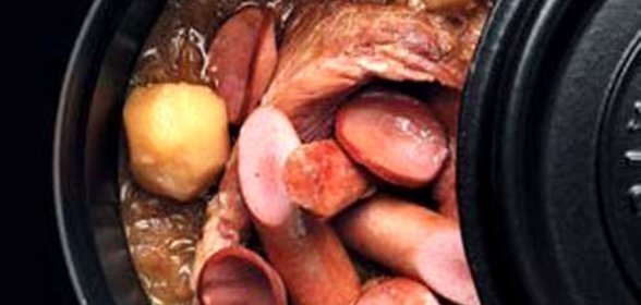 Шукрут с копченостями