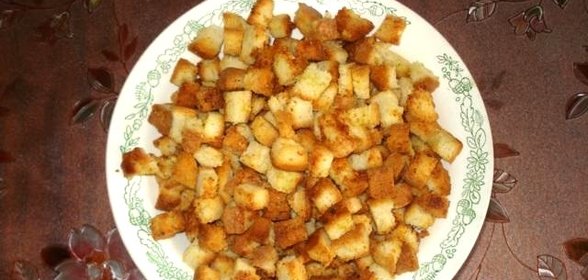 Домашние сухарики