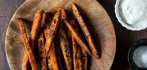 Батат с острыми специами